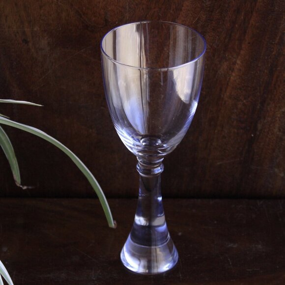 1960s elegant single wine glass, Holmegaard Princess line style glassware, gift - Picture 2 of 9